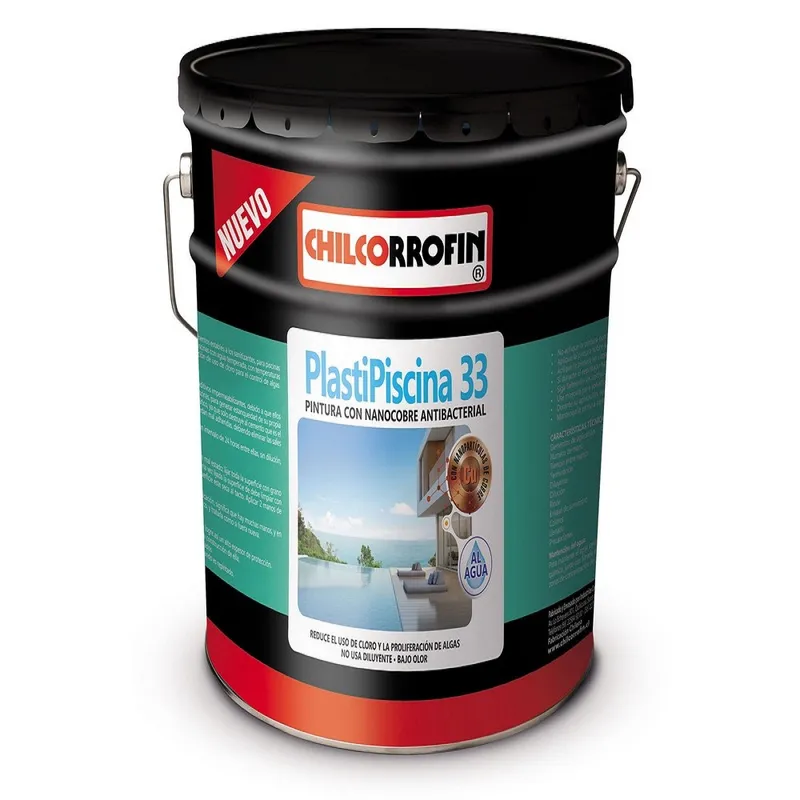GENERICO - Plastipiscina 33 nano partículas De Cobre Turquesa Tineta