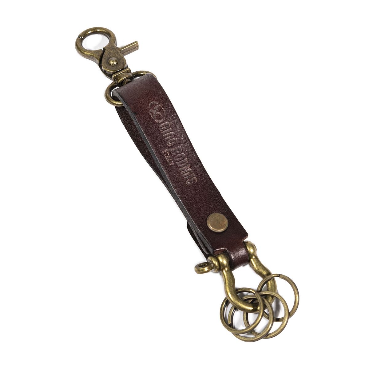 GINO RODINIS - Llavero De Hombre LL090 Café Gino Rodinis