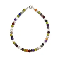 ANDREA COGGIOLA JOYAS - Pulsera Piedras Naturales Plata Fina 925