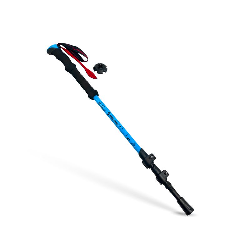 PWRFITNESS - Baston de Trekking Celeste