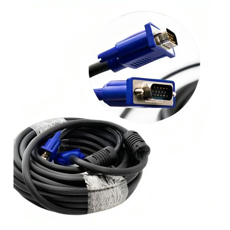 OEM - Cable Vga Ideal Para Conectar Monitor Tv Proyectores 20 Mts