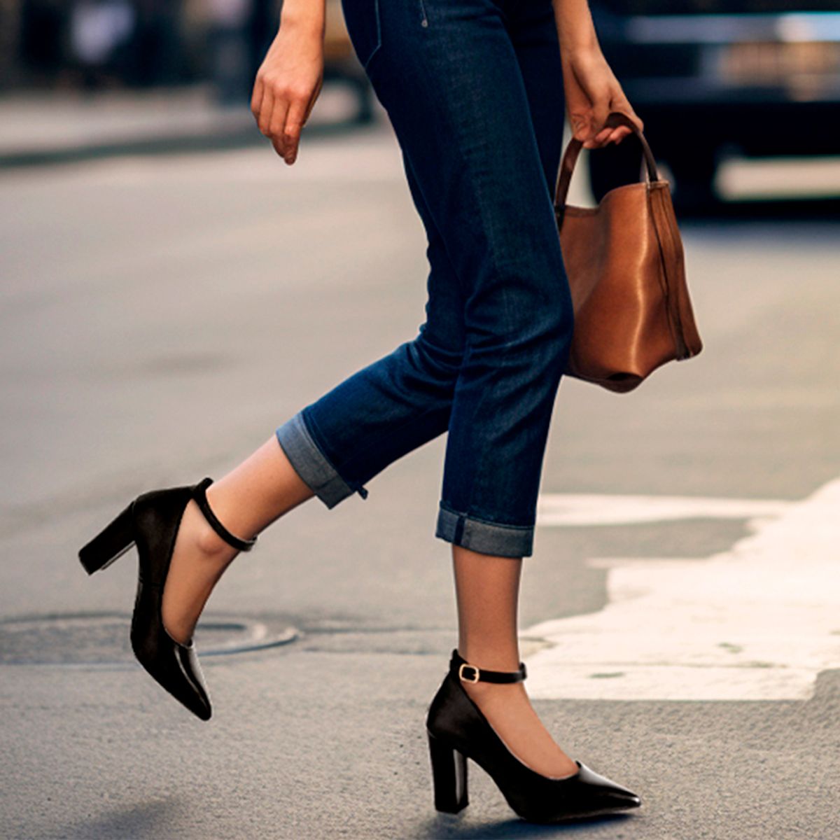 WEIDE - Zapato Taco Negro Fiesta GH100 Weide