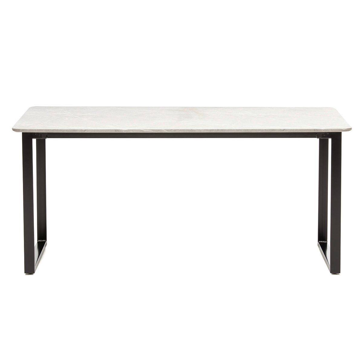 LESSOX - Mesa de Comedor Marmoleada Gris