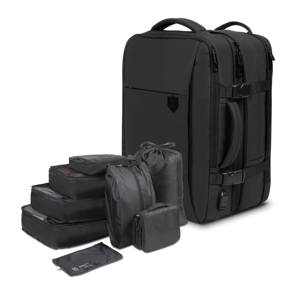 XCLUSIVE - Pack Traveller Mochila Grand Travel con Organizadores Easy Packing