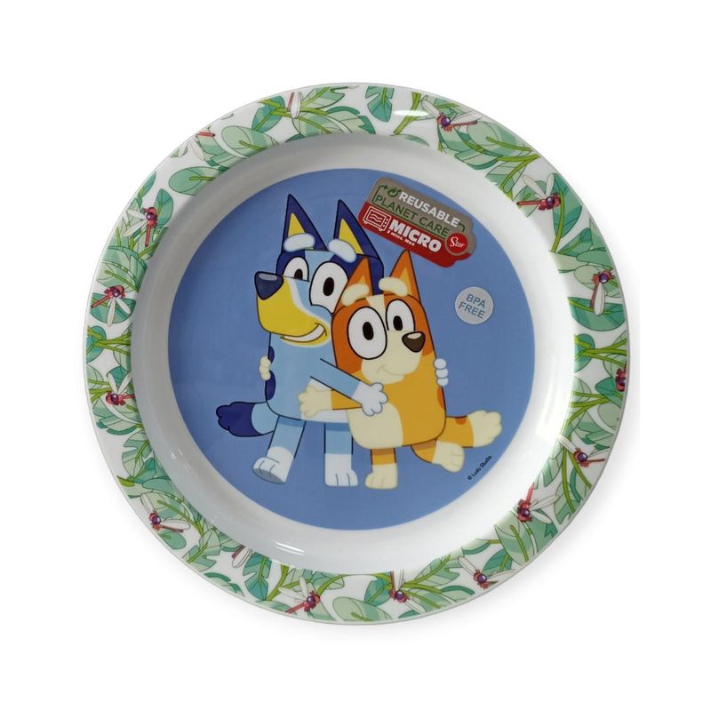 GENERICO - Plato Apto Para Microondas Bluey