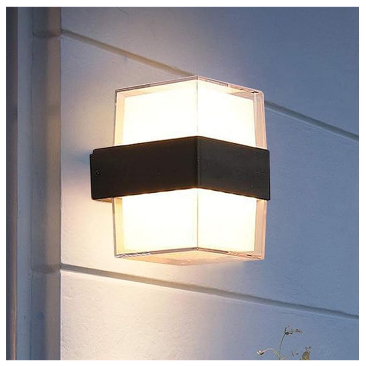 HB LEDS - Apliqué de Pared LED Exterior Cuadrado 10W Cálido