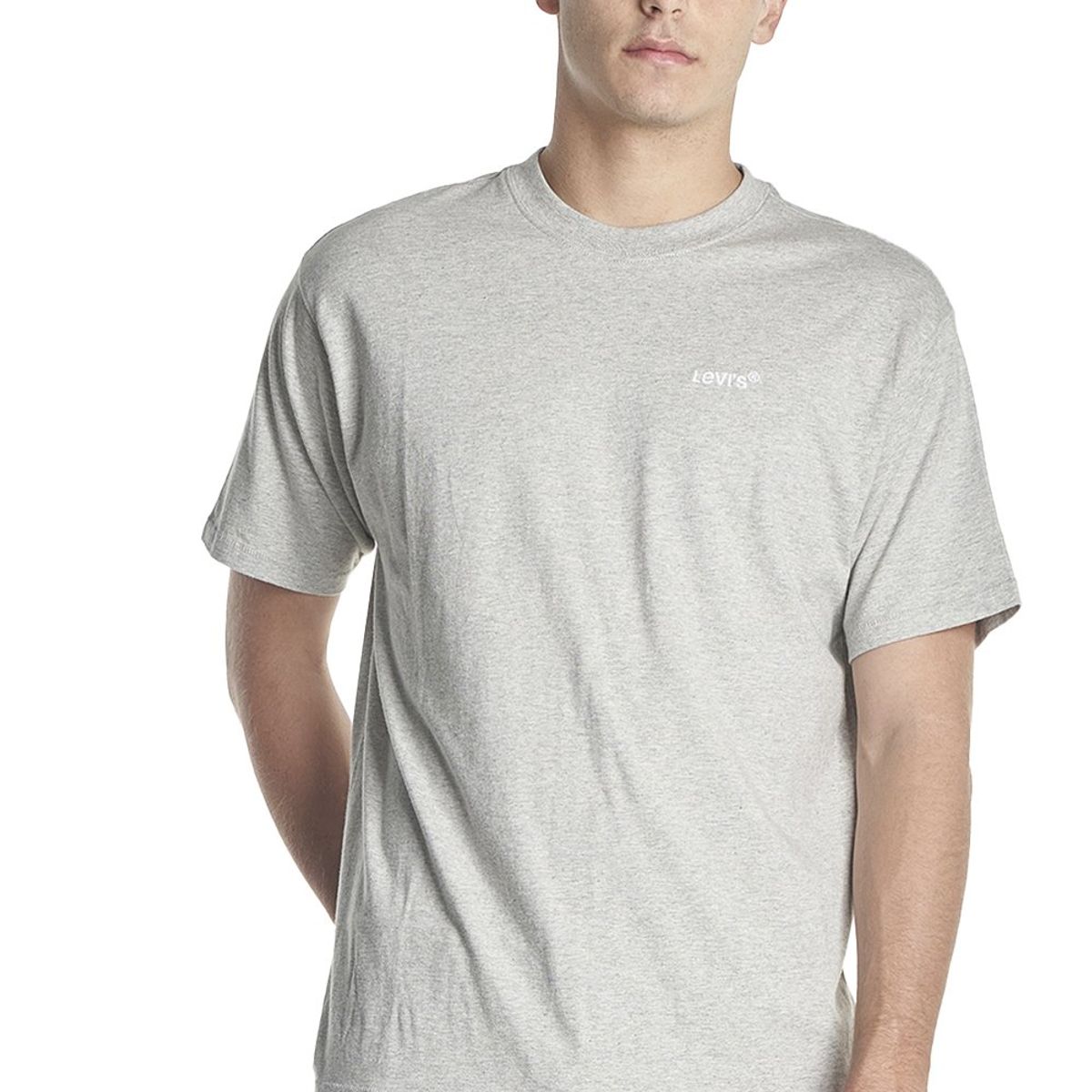 LEVIS - Polera Hombre Manga Corta Red Tab Gris Levis