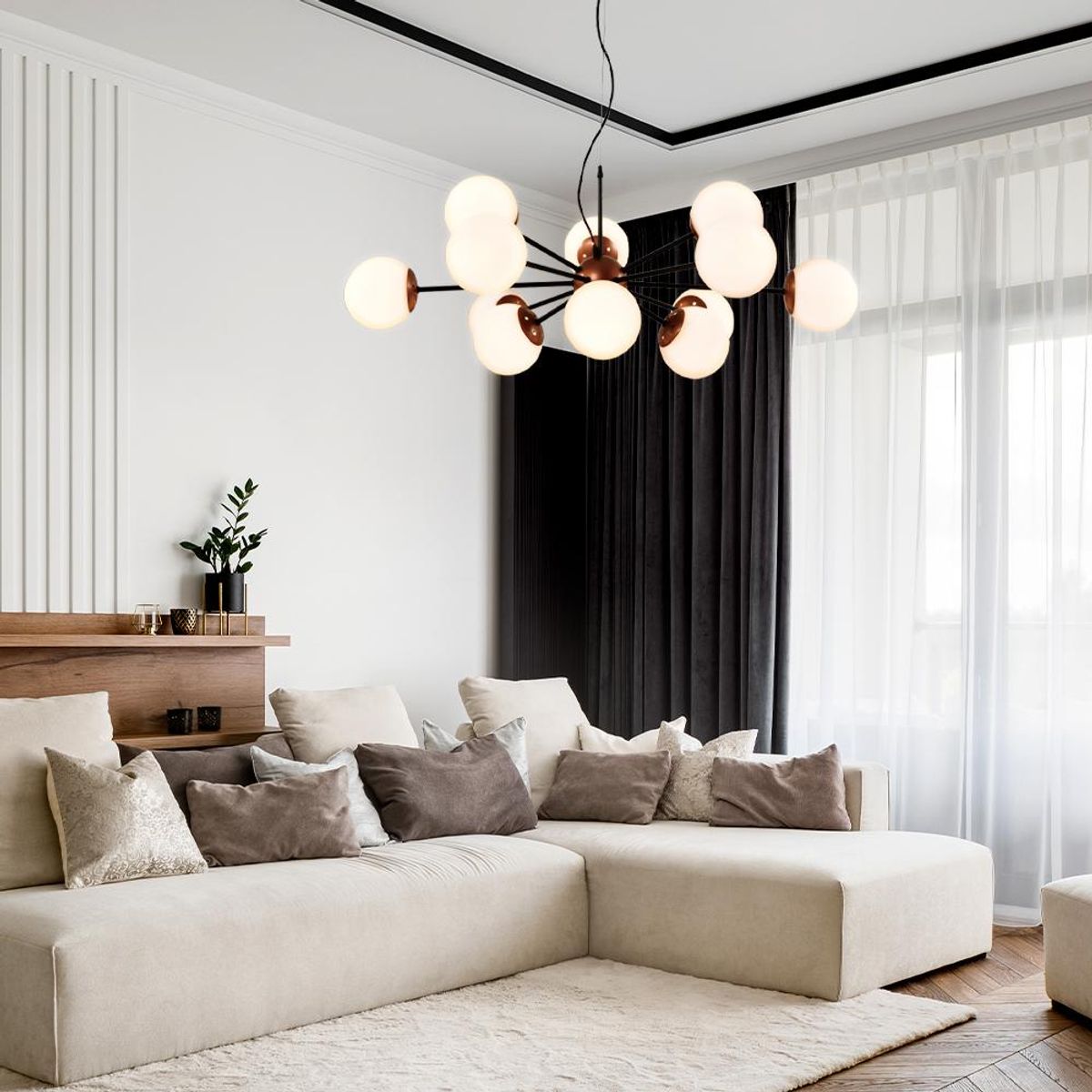 BP ILUMINACION - Lámpara Colgante Donata 12 Luces BP