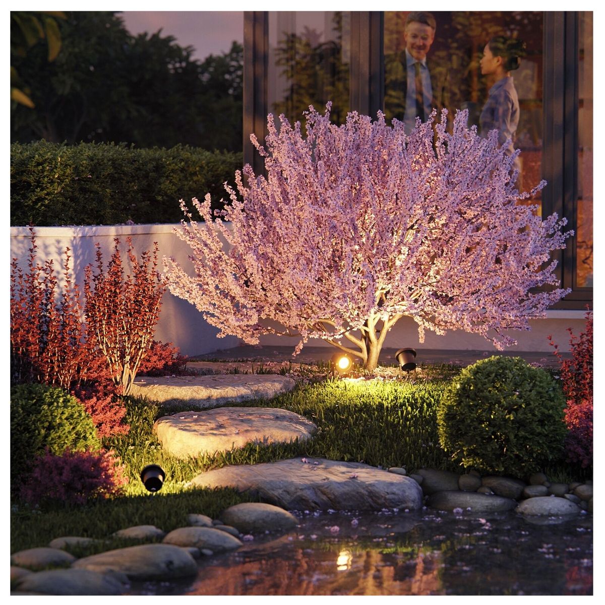 HB LEDS - Foco Estaca Exterior Porta GU-10 Negro