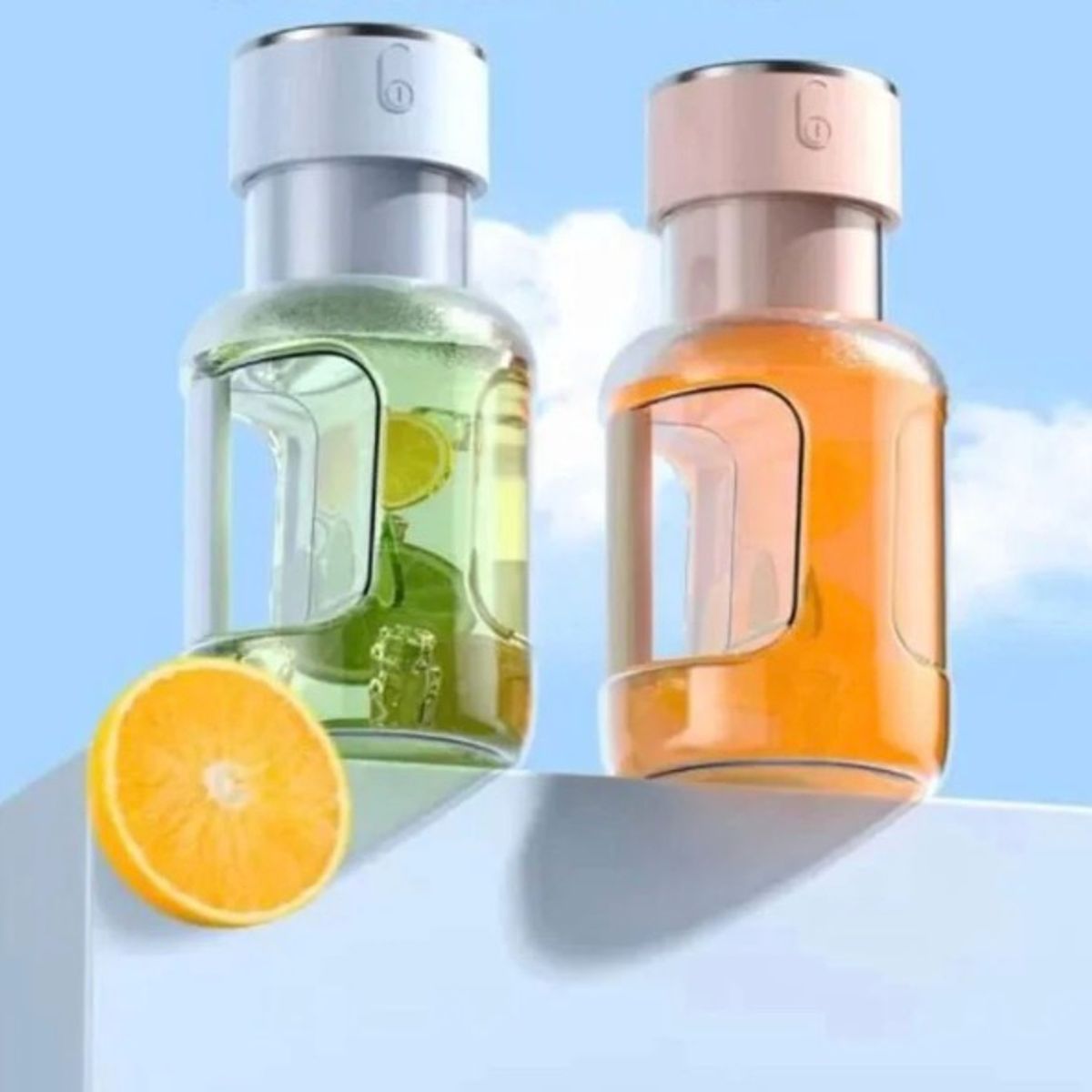 GENERICO - Licuadora De Jarra Automatica Exprimidor De Barril Inalámbrico 1600Ml