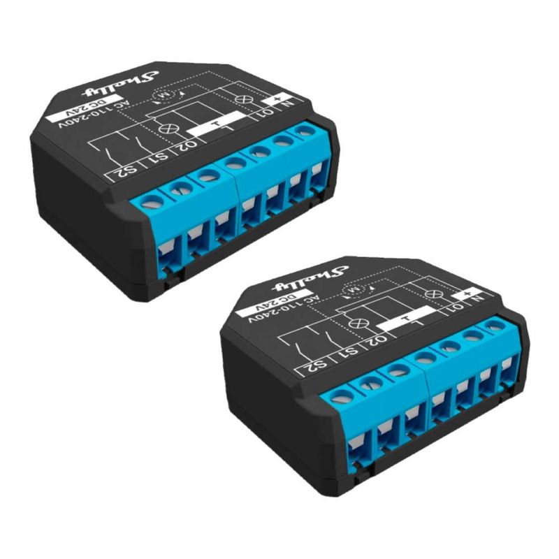 SHELLY - Pack 2x Rele Shelly Plus 2PM