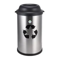 GENERICO - BASURERO ACERO INOXIDABLE 50 LTS SOIN