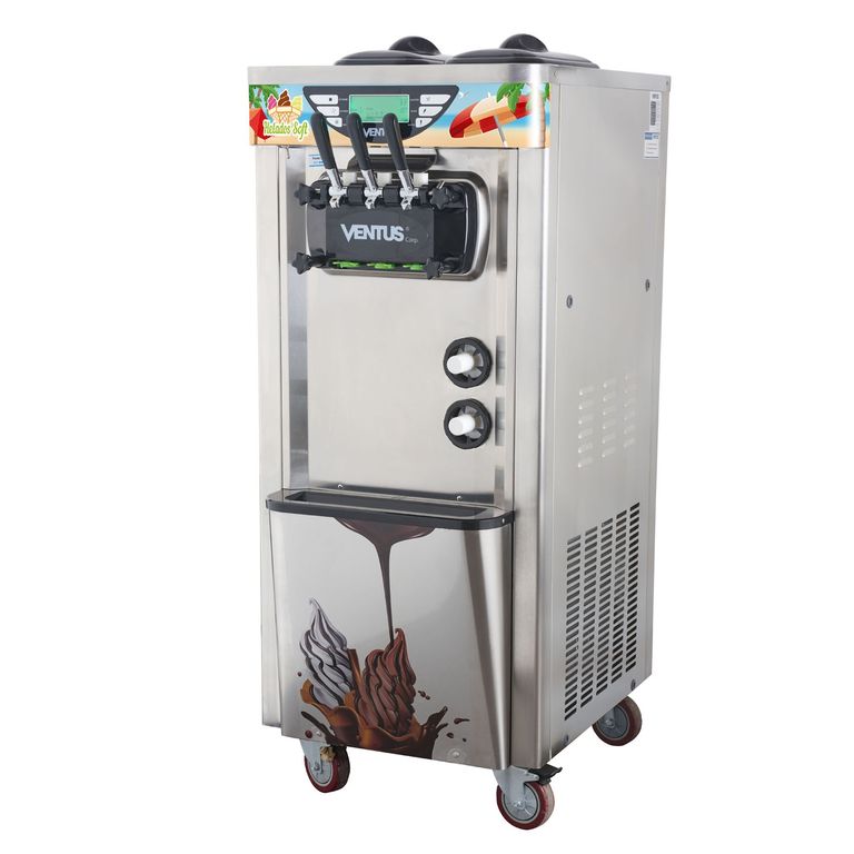 VENTUS Máquina de Helado Soft Pedestal 30 Lts/H