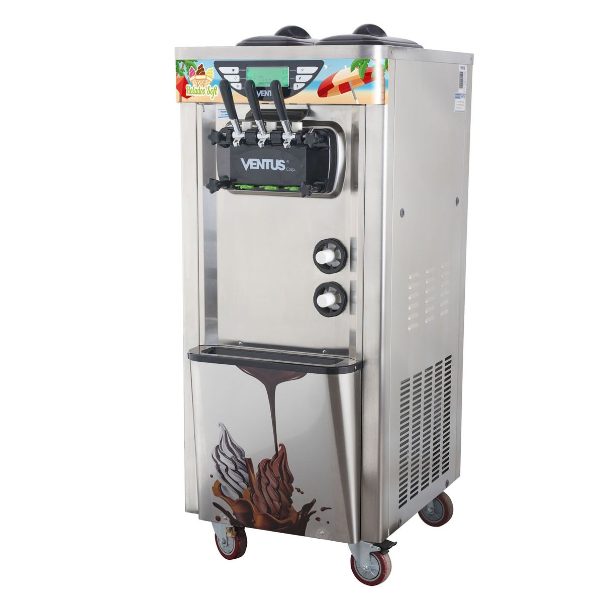 VENTUS - VENTUS MAQUINA DE HELADO SOFT PEDESTAL 30 LTS/H VSP-30 PRO