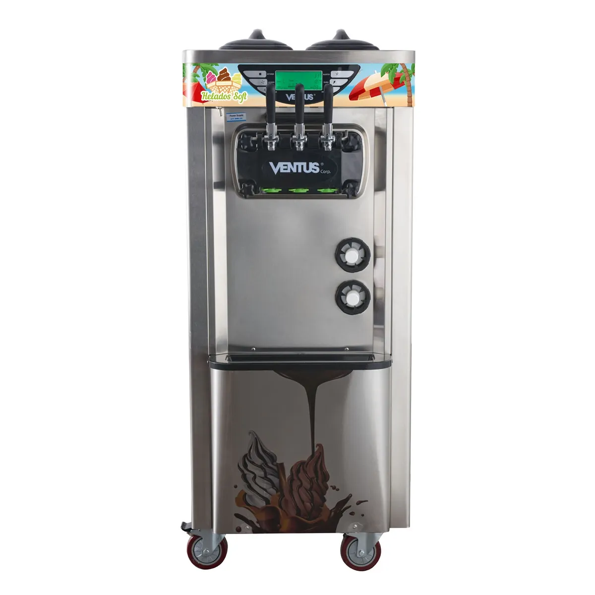 VENTUS - VENTUS MAQUINA DE HELADO SOFT PEDESTAL 30 LTS/H VSP-30 PRO