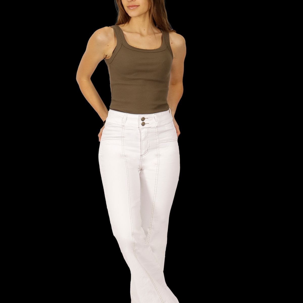 DIVINO JEANS - Jeans Amy IV Blanco Divino Jeans - Blanco