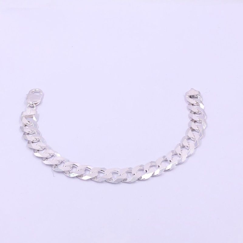 EL MUNDO DE LA PLATA - Pulsera Grumet plata italiana 925.