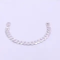 EL MUNDO DE LA PLATA - Pulsera Grumet plata italiana 925.