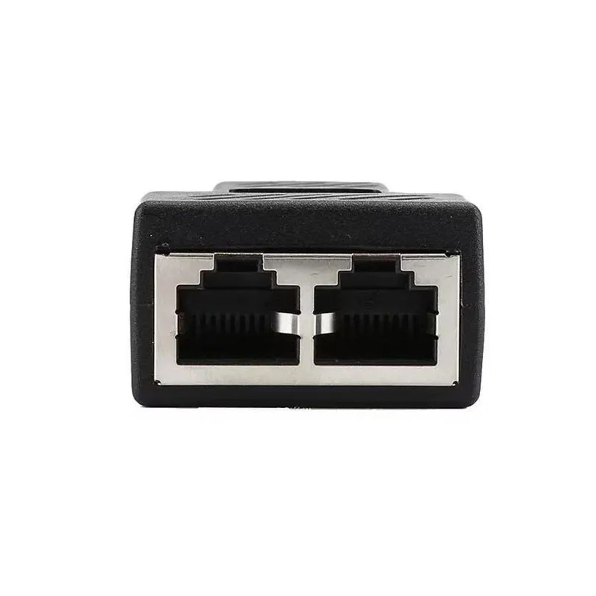 GENERICO - Adaptador Splitter Rj45 Divisor 1 A 2 Vías Doble Puerto