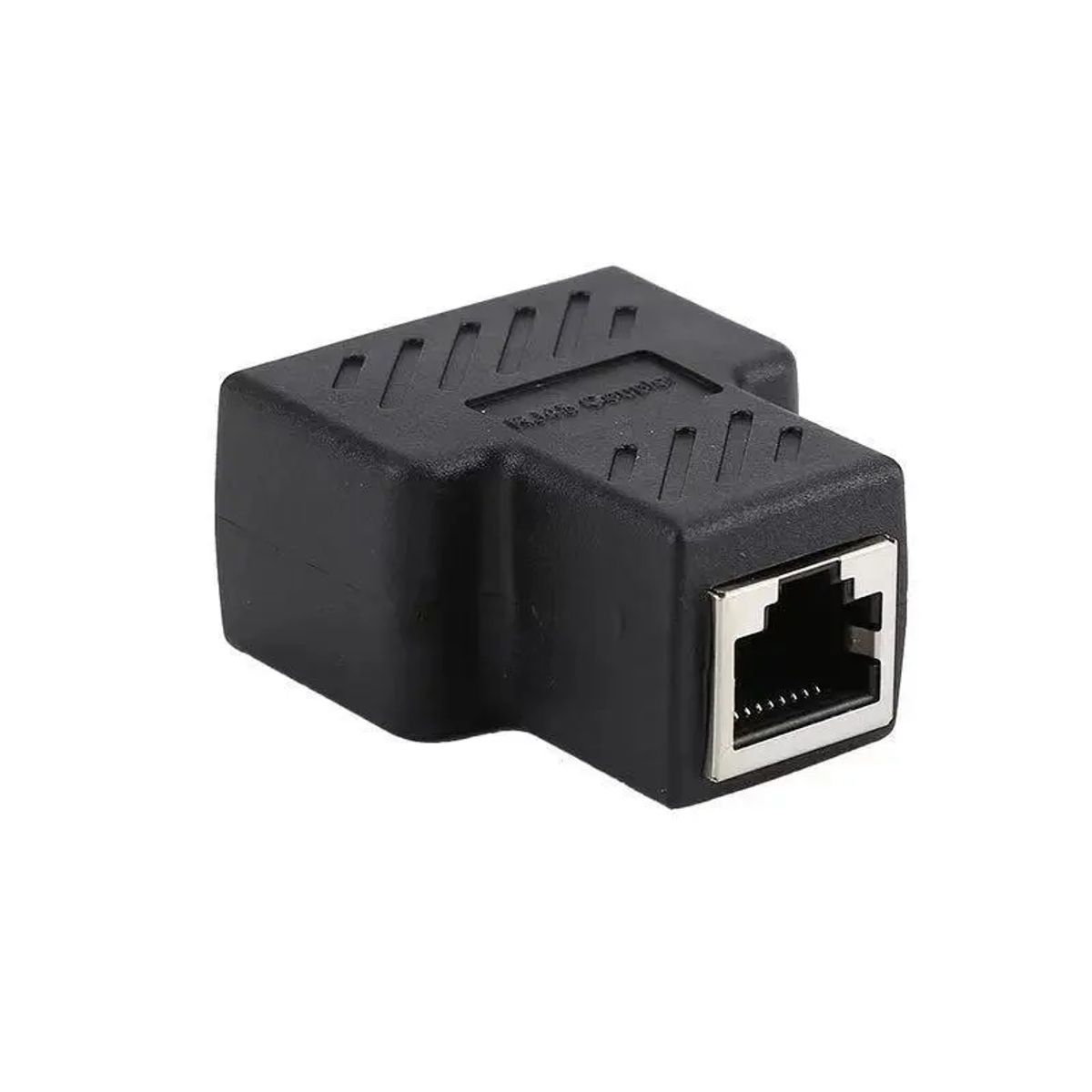 GENERICO - Adaptador Splitter Rj45 Divisor 1 A 2 Vías Doble Puerto