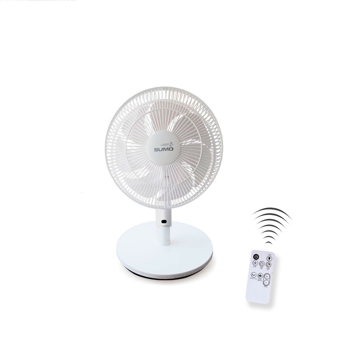 SUMO - Ventilador ultra silencioso con control remoto de mesa VP-88 Sumo