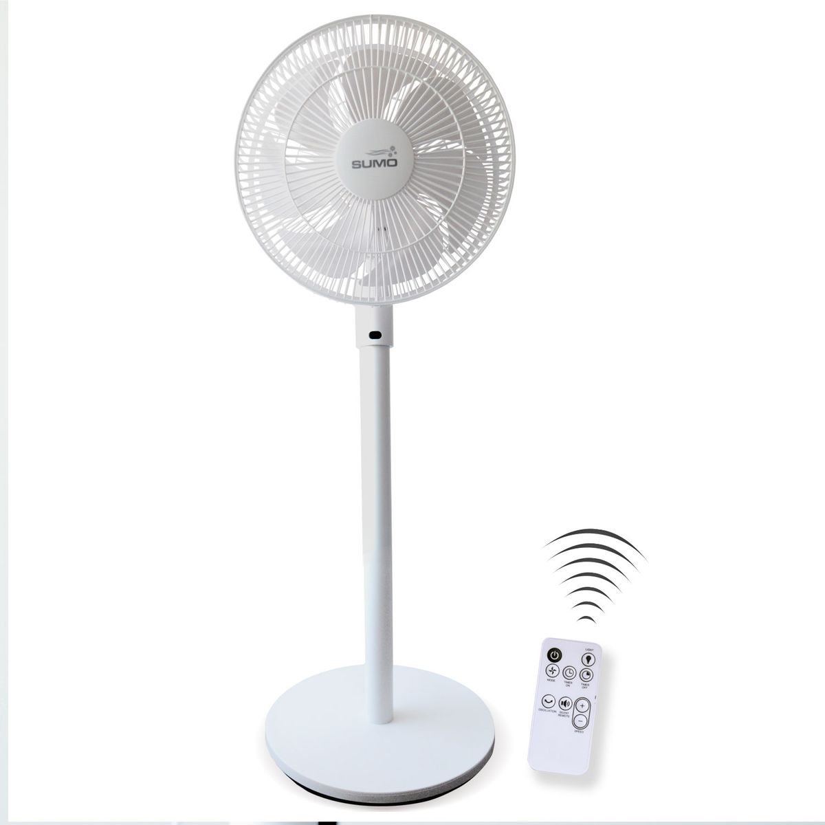 SUMO - Ventilador ultra silencioso con control remoto de pie VP-88 Sumo