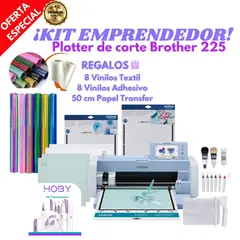 BROTHER - Plotter de corte Scan 225 + 6 vinilos decorativos