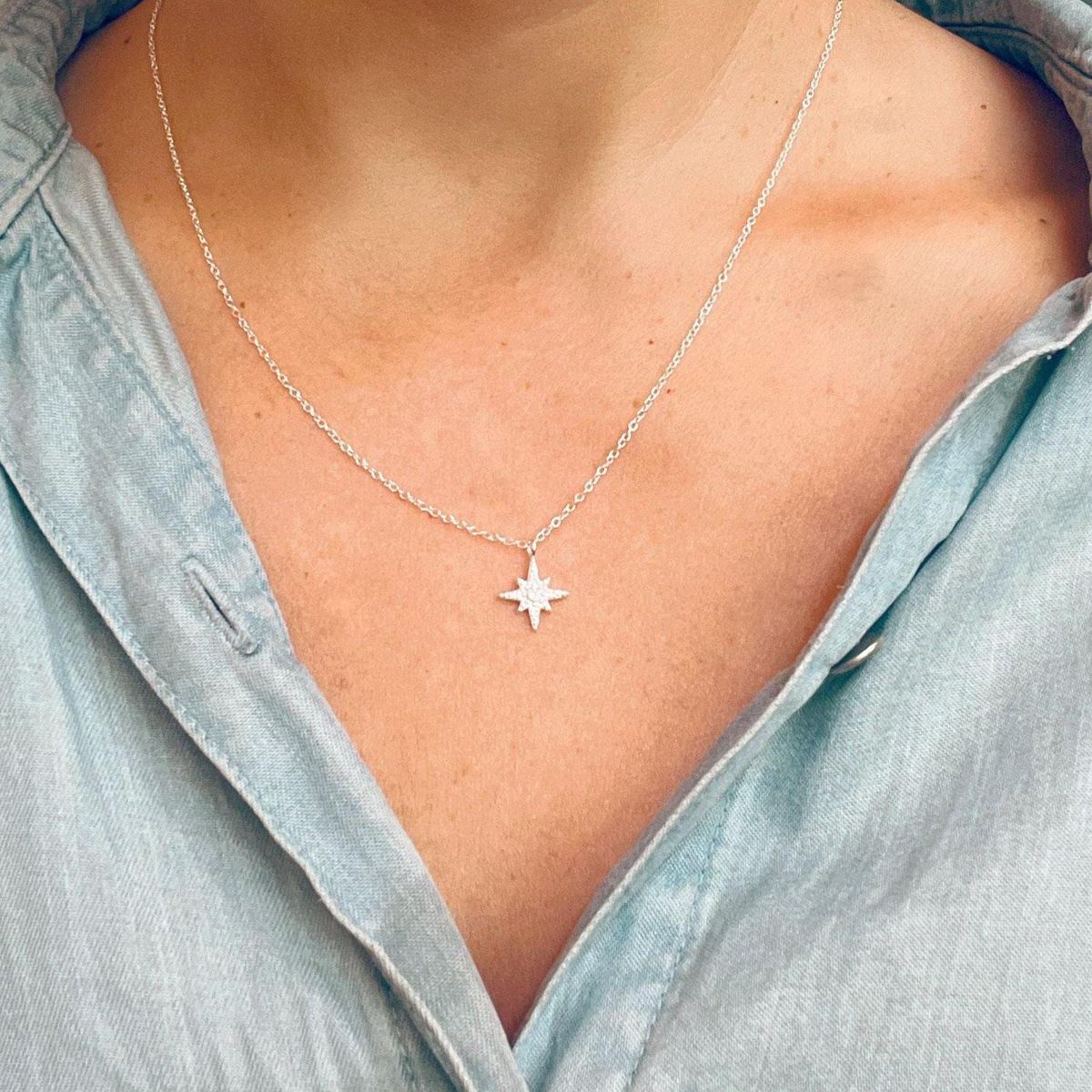 GOIA - Colgante Unisex Lucero Plata