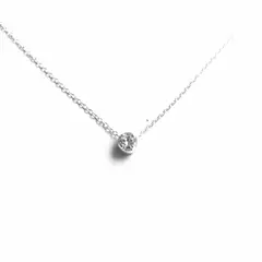 GOIA - Collar punto de luz plata