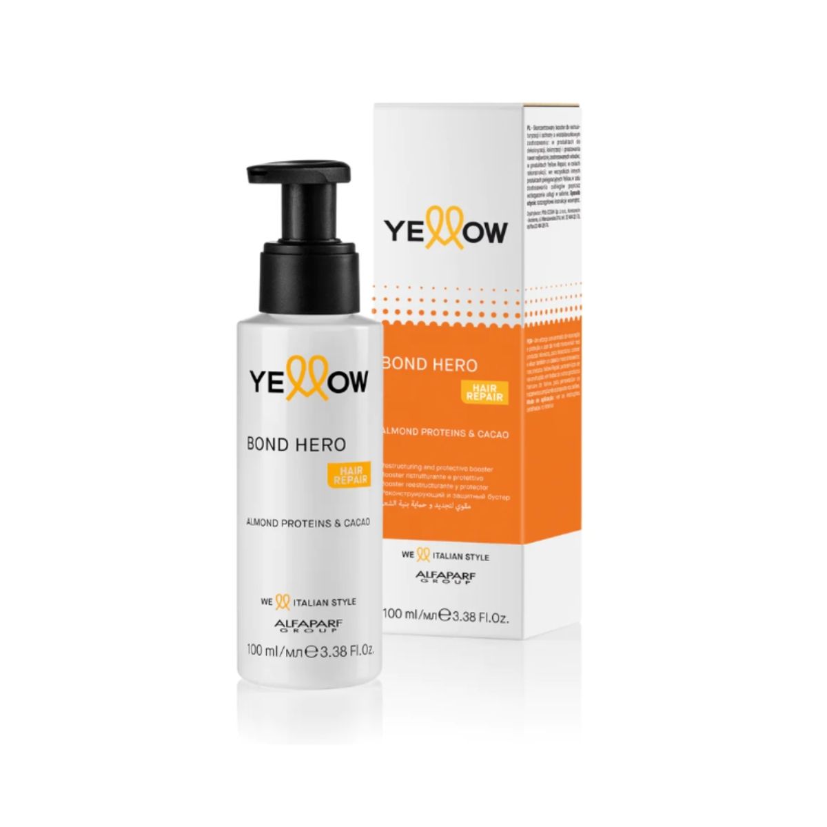 ALFAPARF MILANO - PLEX ADITIVO CAPILAR REPARADOR YELLOW BOND HERO ALFAPARF 100 ML.