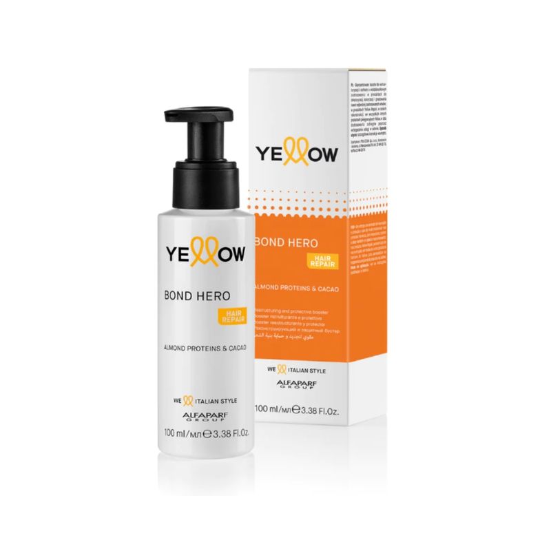 ALFAPARF MILANO - PLEX ADITIVO CAPILAR REPARADOR YELLOW BOND HERO ALFAPARF 100 ML.