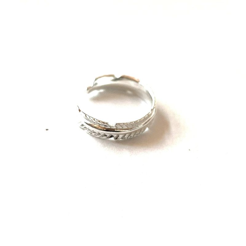 GOIA - Anillo Midi Ajustable Pluma
