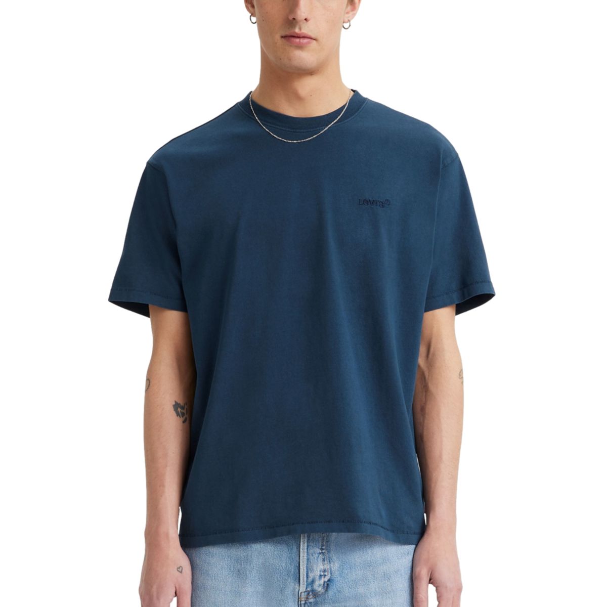 LEVIS - Polera Hombre Manga corta Red Tab Azul Levis