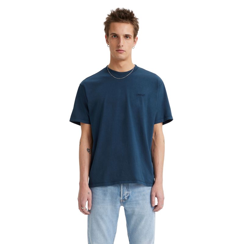 LEVIS - Polera Hombre Manga corta Red Tab Azul Levis