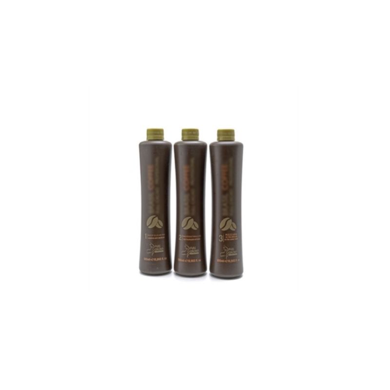 GENERICO - FullCacao® Keratina Alisado Brasil Coffee3 Pasos 500ml