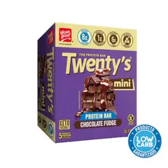 YOURGOAL - 5 Barras Twenty's mini - Chocolate Fudge - YOUR GOAL