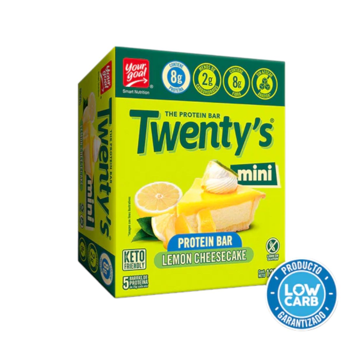 YOUR GOAL - 5 BARRAS TWENTYS MINI LEMON CHEESECAKE - YOUR GOAL