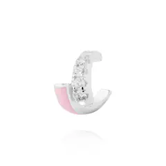 JB JOYAS BARON - Aros de Plata Esterlina 925 Individual Esmaltado