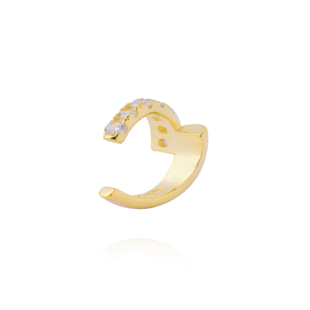 JB JOYAS BARON - Aros Plata Esterlina 925 Individual Esmaltado Revestido en Oro 18kt