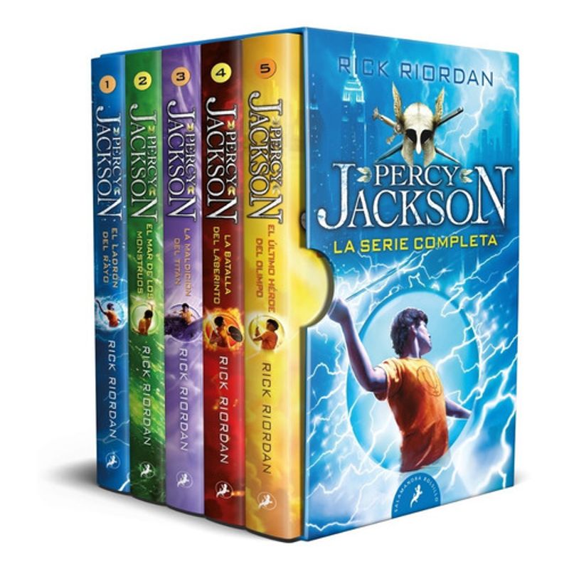 SALAMANDRA BOLSILLO - Estuche Colección Saga Completa Percy Jackson - Rick Riordan