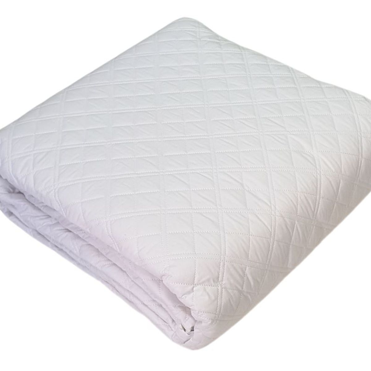 EL CASTILLO FRAZADAS - Quilt 100% Algodón Blanco 2 Plazas