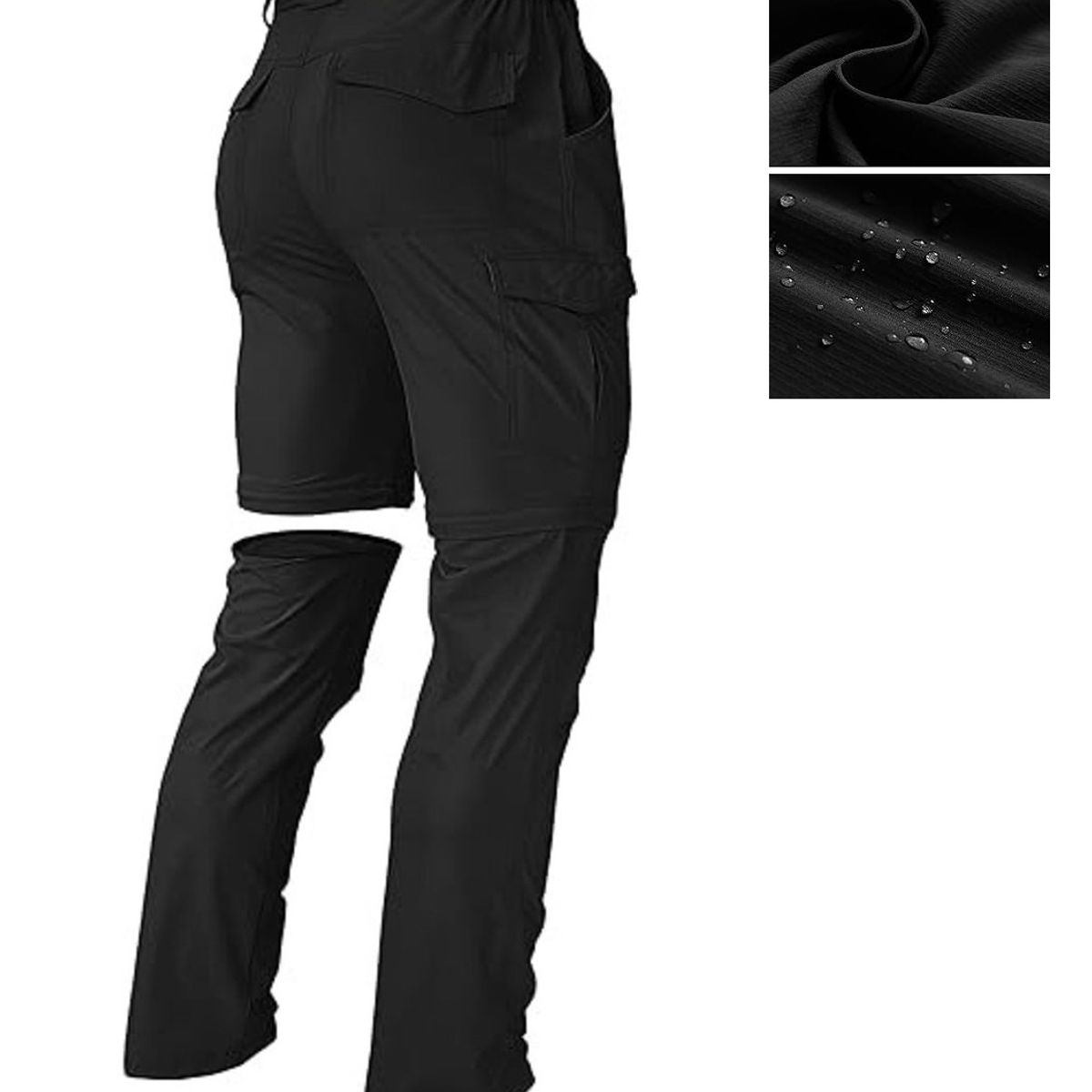 GARSIL - Pantalon Tipo Cargo Desmontable Para Trekking - Secado Rapido - Hombre