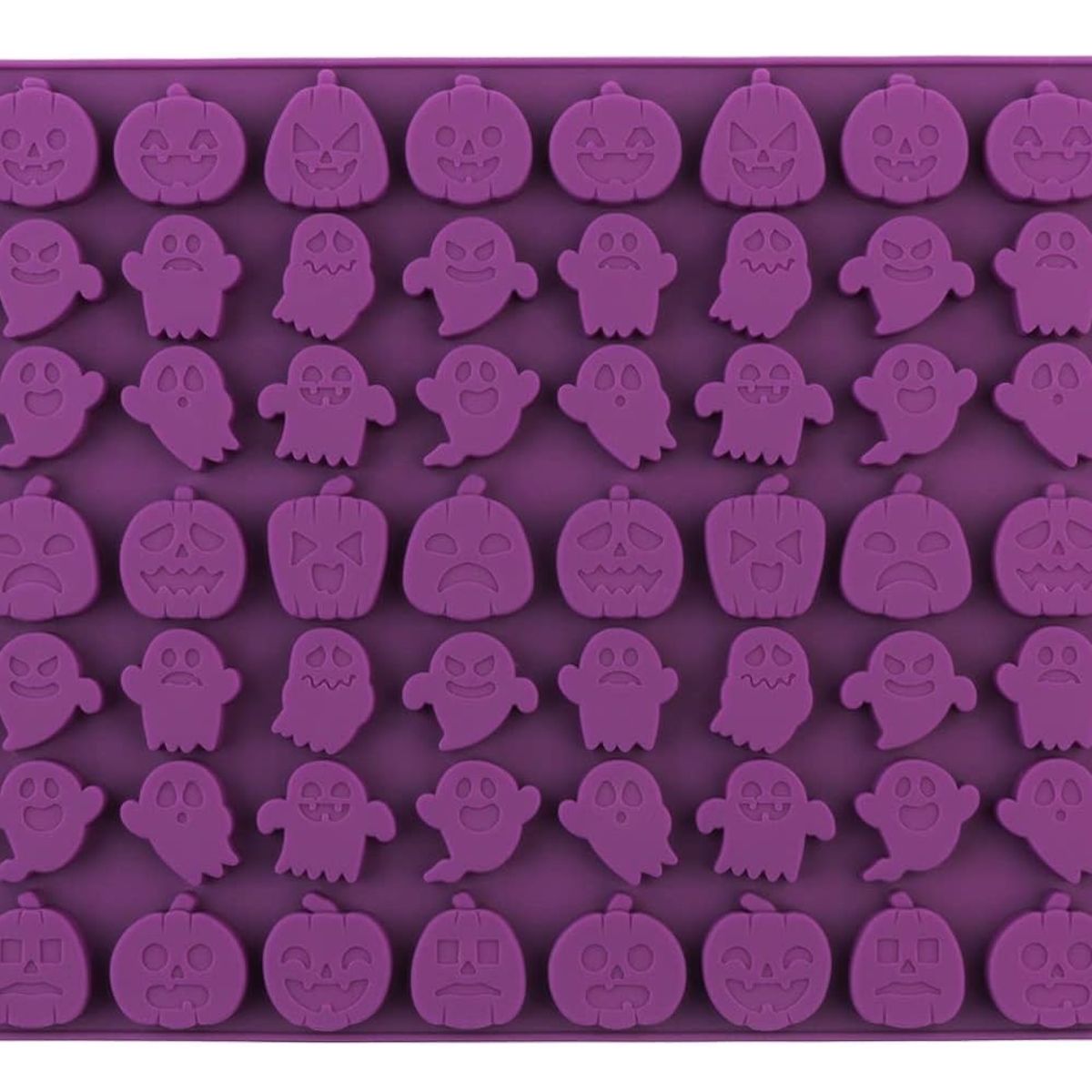 GENERICO - Molde Silicona Para Chocolate Calabaza Moldes Halloween Fantasma.