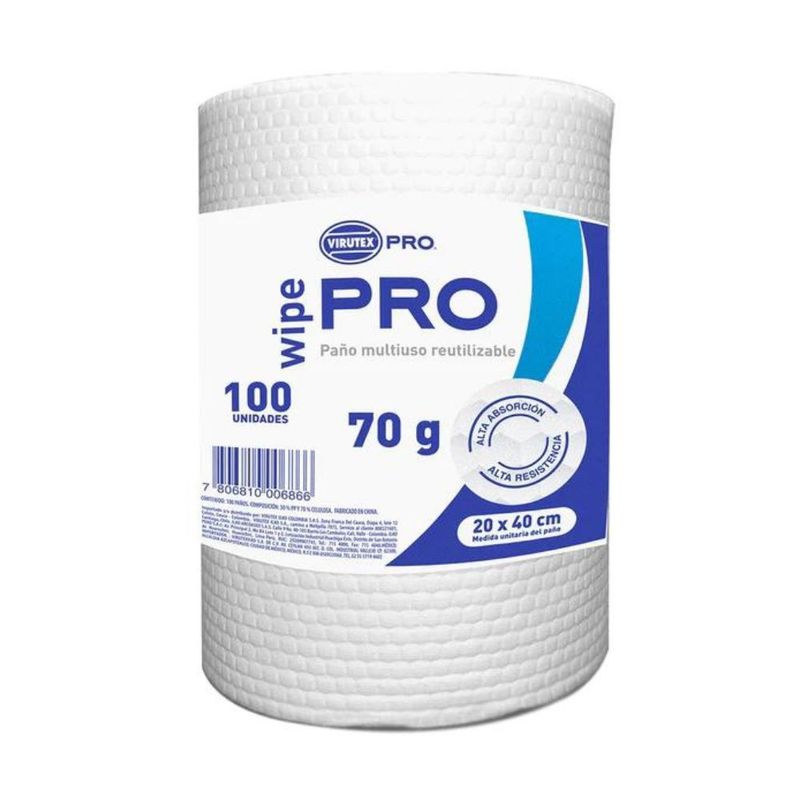 VIRUTEX - Paño wipe multiuso reutilizable Virutex