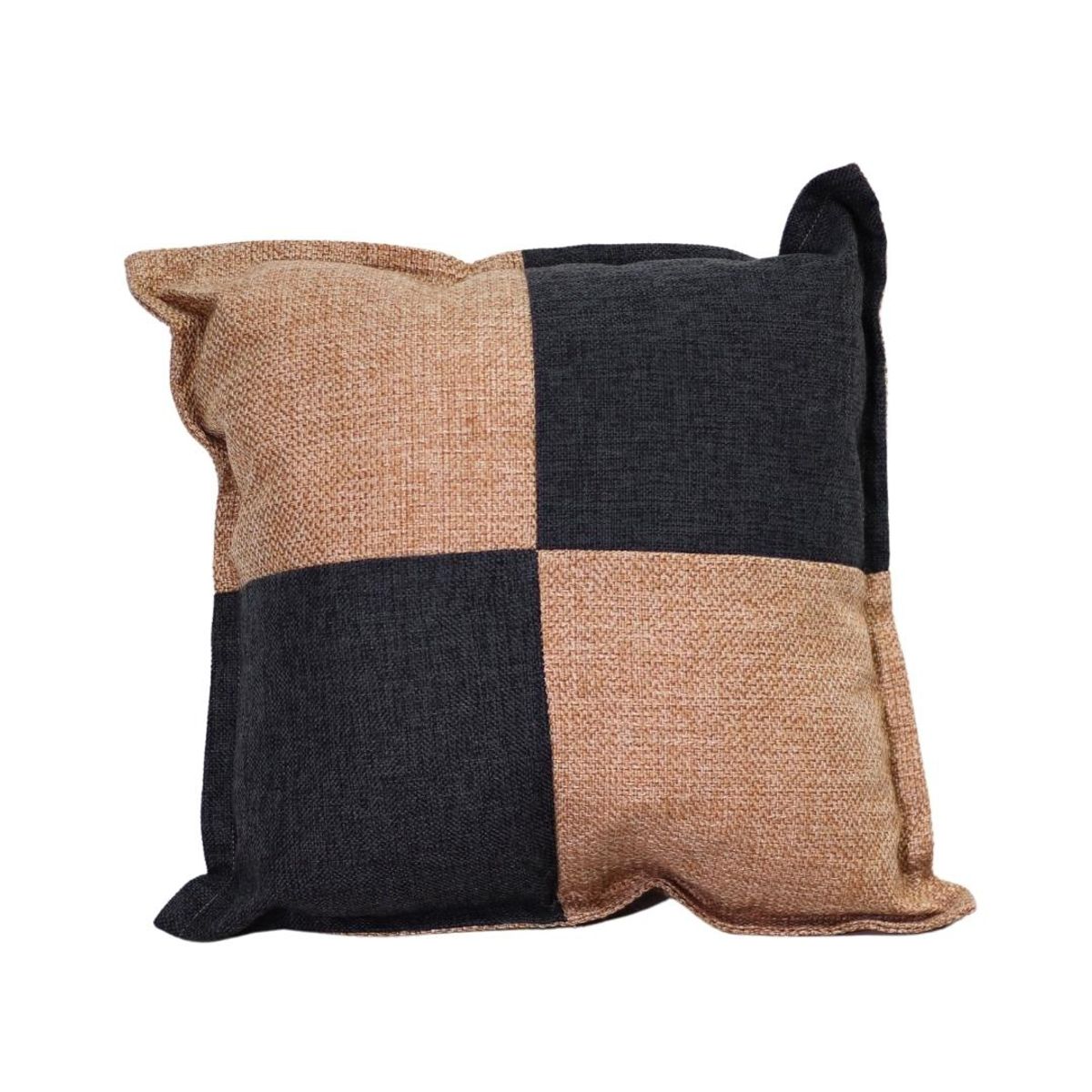 GENERICO - Cojín Gabriela Negro Beige Omega 50x50 cm Máxima Design