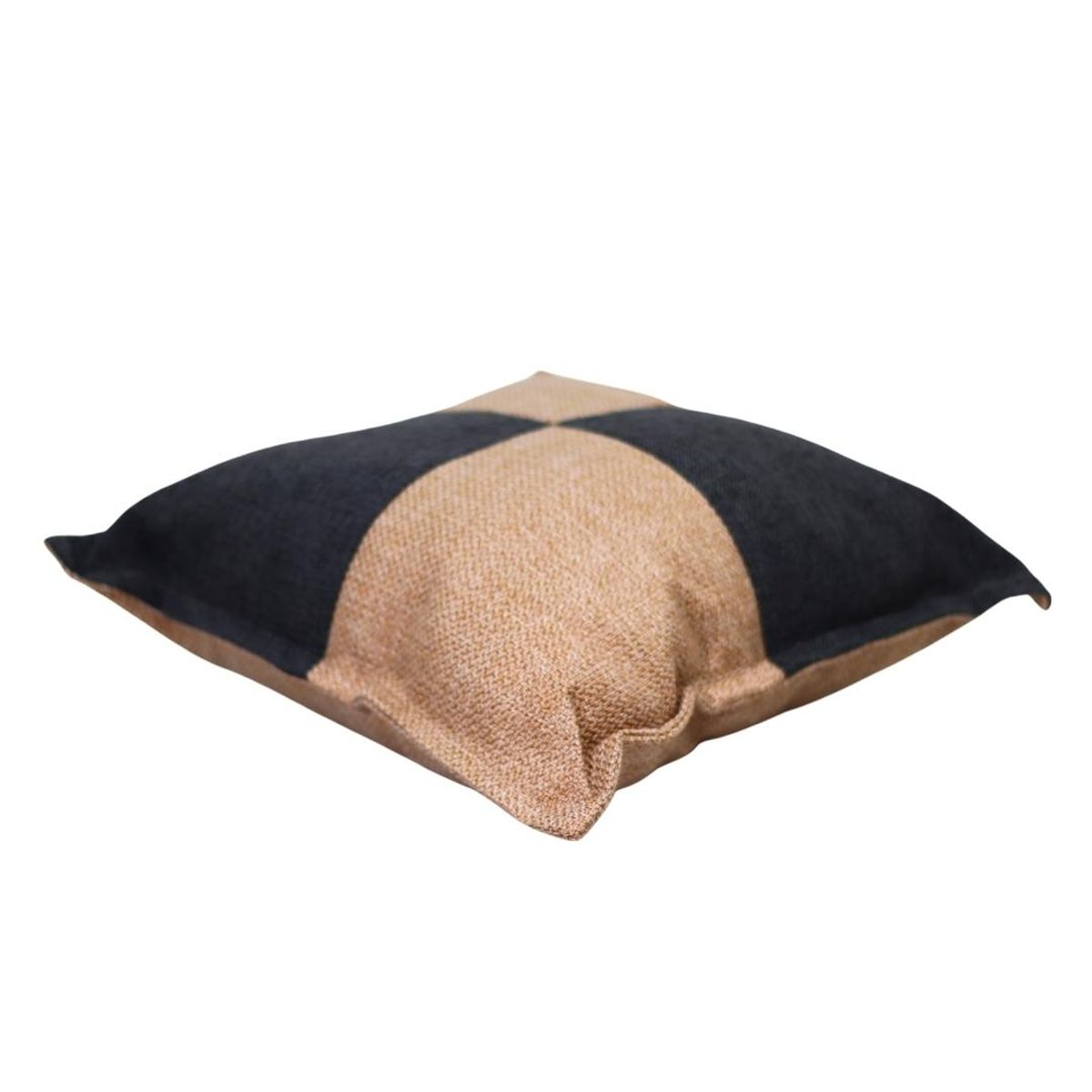 GENERICO - Cojín Gabriela Negro Beige Omega 50x50 cm Máxima Design