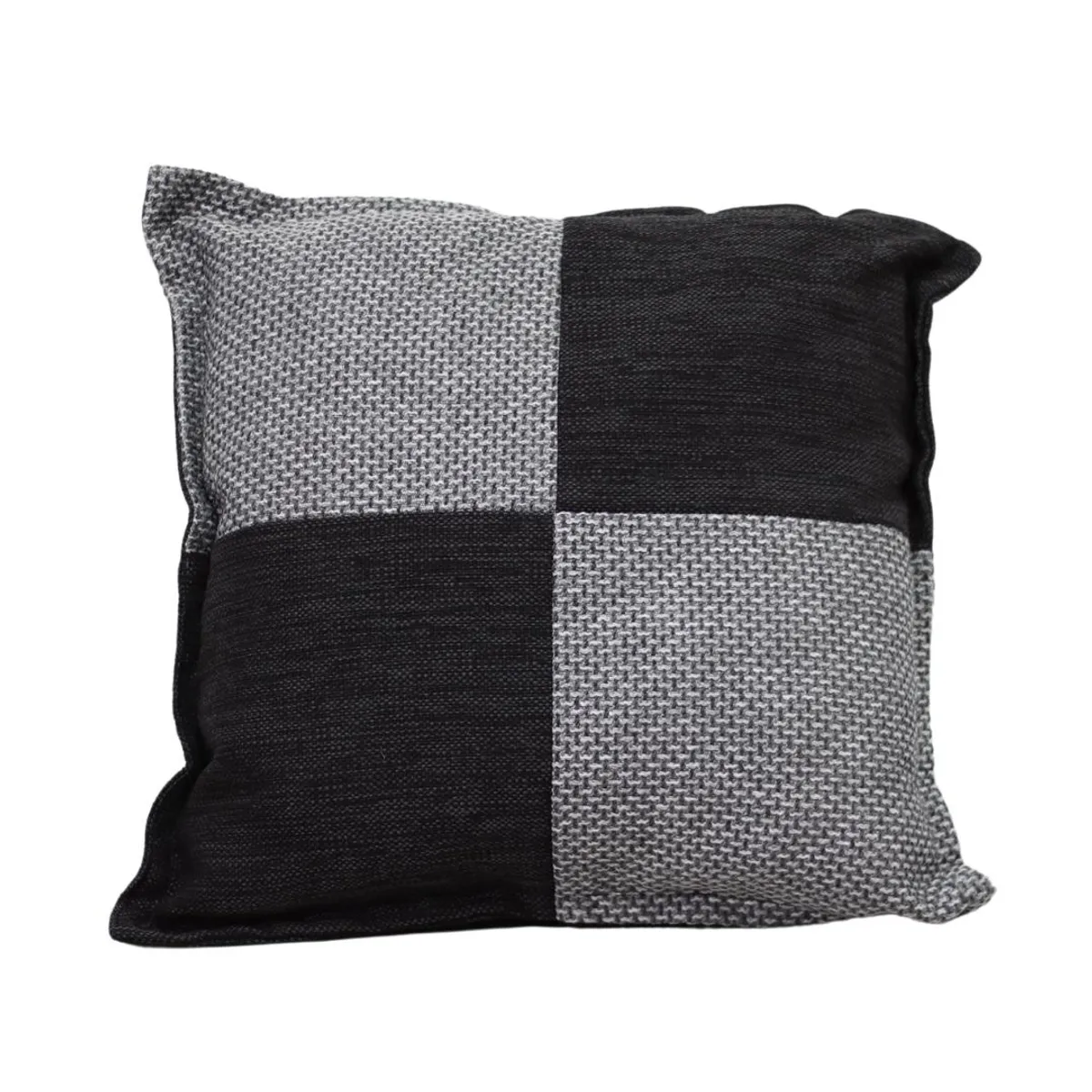 GENERICO - Cojín Gabriela Gris Negro Omega 50x50 cm Máxima Design