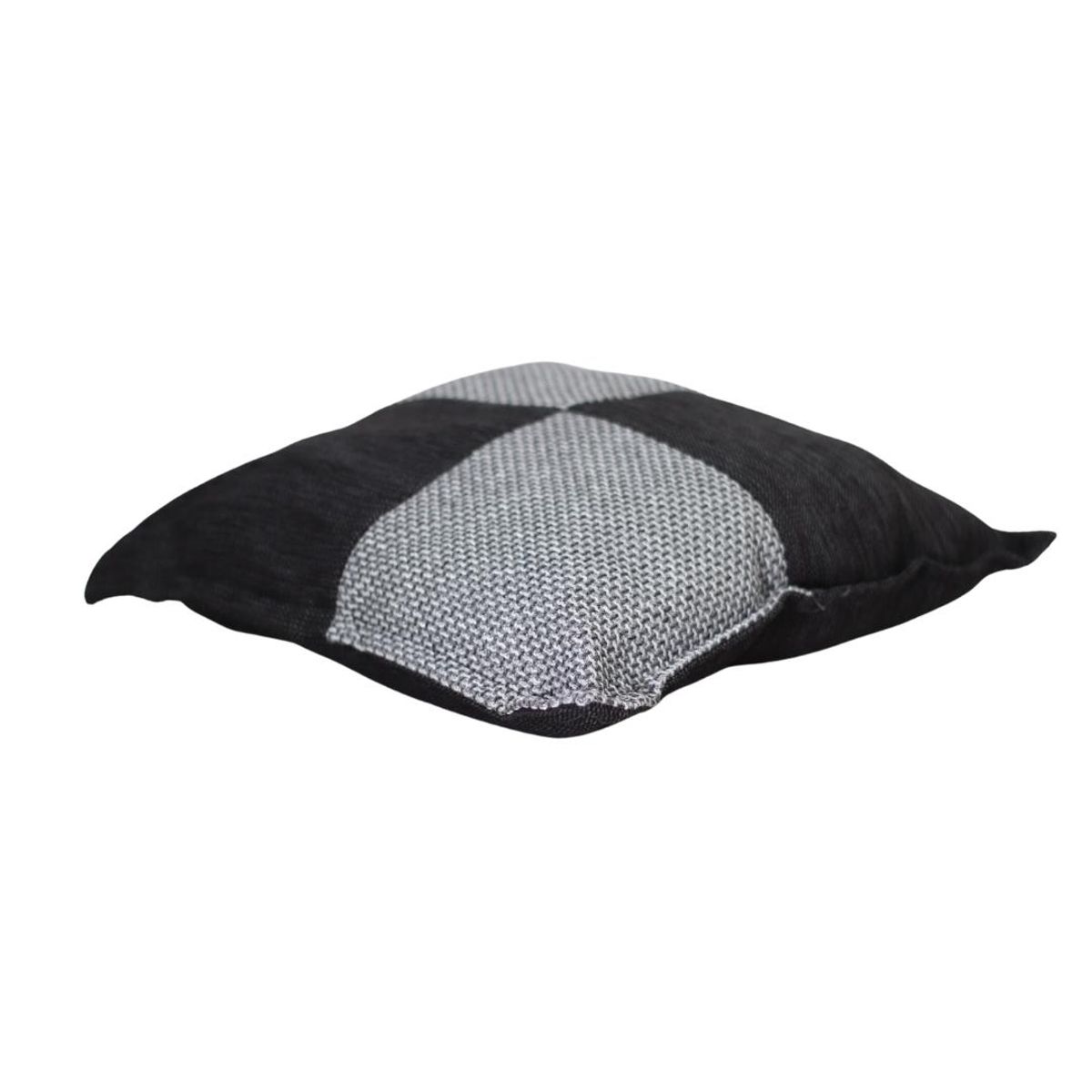 GENERICO - Cojín Gabriela Gris Negro Omega 50x50 cm Máxima Design