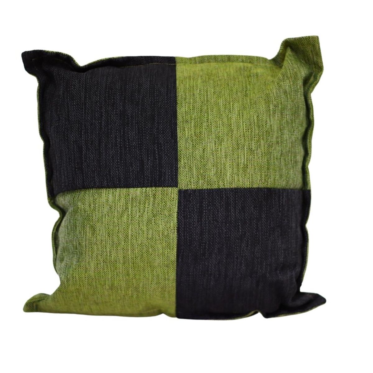 GENERICO - Cojín Gabriela Negro Verde Pistacho 50x50 cm Máxima Design