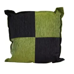 GENERICO - Cojín Gabriela Negro Verde Pistacho 50x50 cm Máxima Design